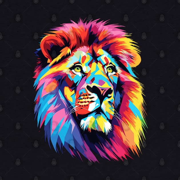 Lion Pop Art by VALCO